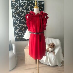 Authentic Gucci Vibrant Red Dress